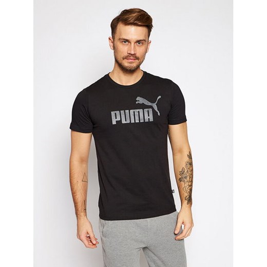 Koszulka męska Ess+ Metallic Logo Tee Puma Puma M wyprzedaż SPORT-SHOP.pl