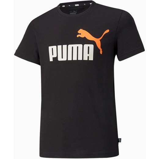 Koszulka młodzieżowa Essentials+ Two-Tone Logo Youth Tee Puma Puma 164cm okazyjna cena SPORT-SHOP.pl