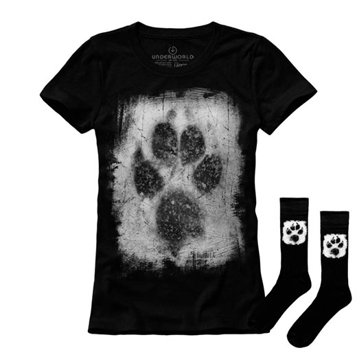 Zestaw damska koszulka i skarpety Underworld Animal footprint ze sklepu morillo w kategorii Bluzki damskie - zdjęcie 127222445
