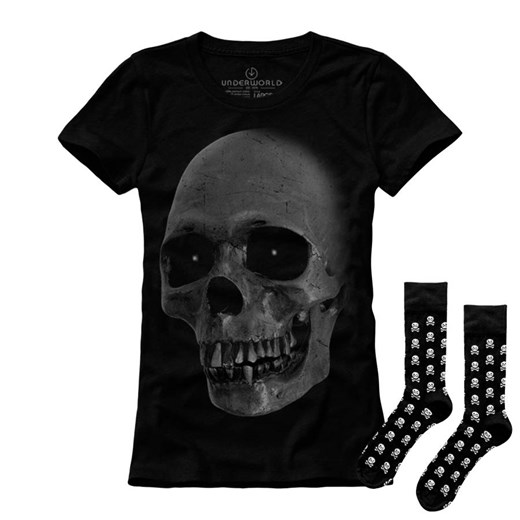 Zestaw damska koszulka i skarpety Underworld Skull ze sklepu morillo w kategorii Bluzki damskie - zdjęcie 127222446