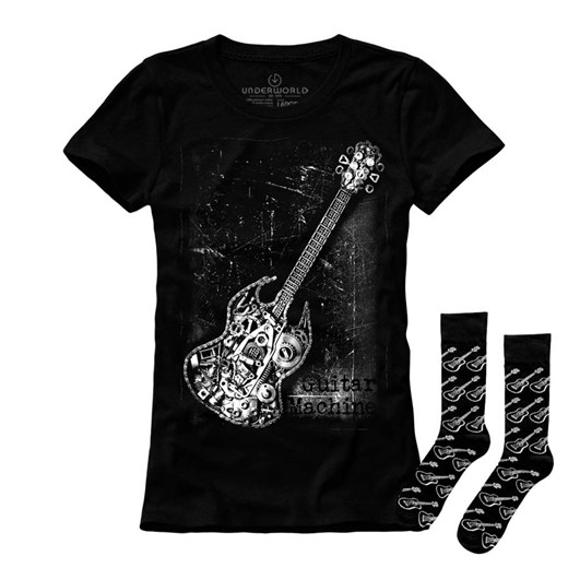 Zestaw damska koszulka i skarpety Underworld Guitar machine ze sklepu morillo w kategorii Bluzki damskie - zdjęcie 127222449