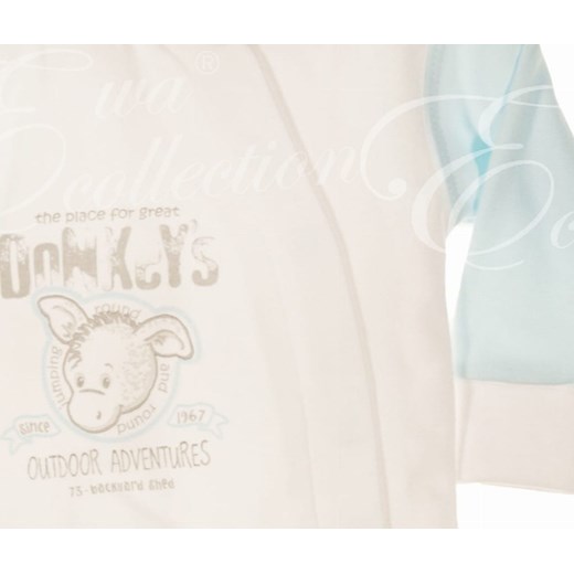 Koszulka niemowlęca LOLEK niebieska NewYorkStyle Ewa Collection 68 NYS