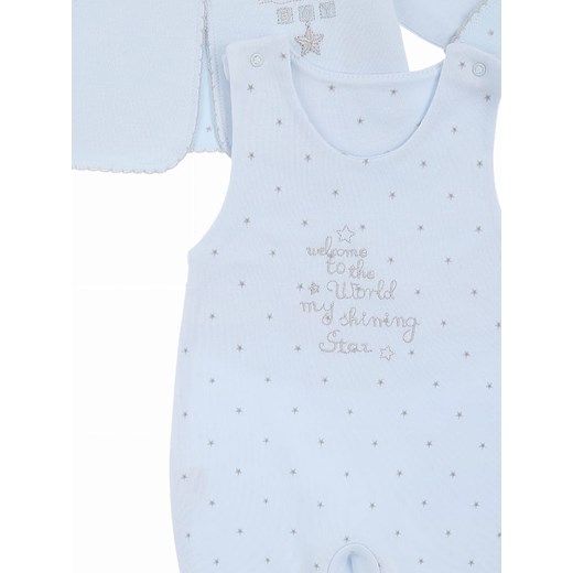 Zestaw niemowlęcy Gwiazdeczka Sofija niebieski NewYorkStyle Sofija 62 okazyjna cena NYS