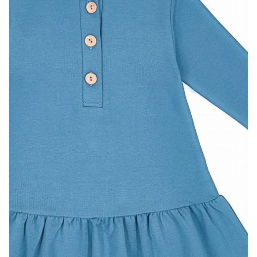Sukienka niemowlęca BASIC niebieska NewYorkStyle Ewa Collection 68 promocja NYS