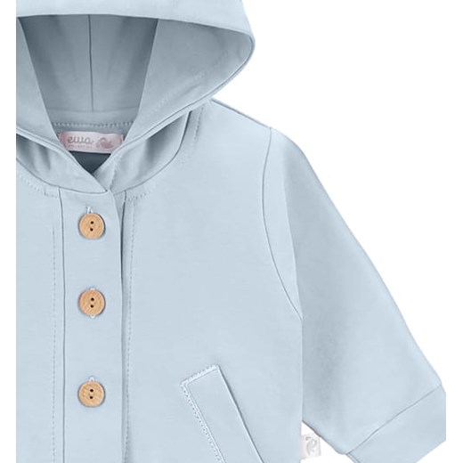 Bluza dresowa niemowlęca BASIC błękit NewYorkStyle Ewa Collection 74 okazyjna cena NYS