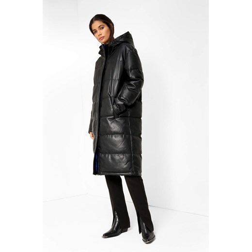 Kurtka puffer ze sztucznej skóry 44 orsay.com