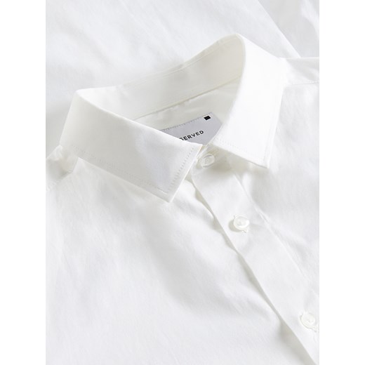 Reserved - Bawełniana koszula slim fit - Biały Reserved XXL Reserved