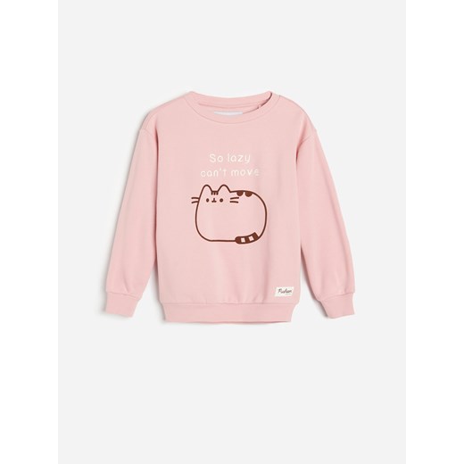 Reserved - Bluza Pusheen - Różowy Reserved 140 promocja Reserved