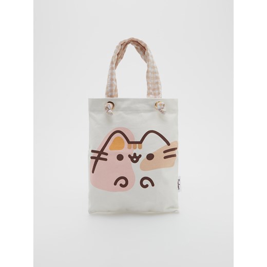 Reserved - Torba shopper Pusheen - Kremowy Reserved ONE SIZE okazyjna cena Reserved