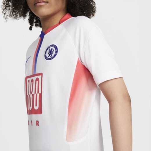 Koszulka piłkarska dla dużych dzieci Chelsea FC Stadium Air Max - Biel Nike XS Nike poland