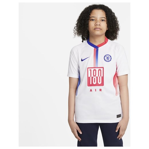 Koszulka piłkarska dla dużych dzieci Chelsea FC Stadium Air Max - Biel Nike L Nike poland