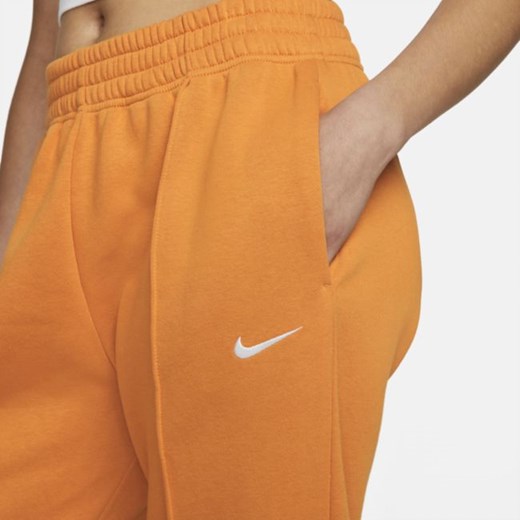 Damskie spodnie z dzianiny Nike Sportswear Essential Collection - Brązowy Nike L okazyjna cena Nike poland
