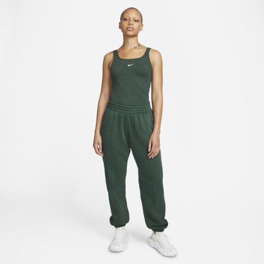 Bluzka damska Nike z bawełny na lato z okrągłym dekoltem 