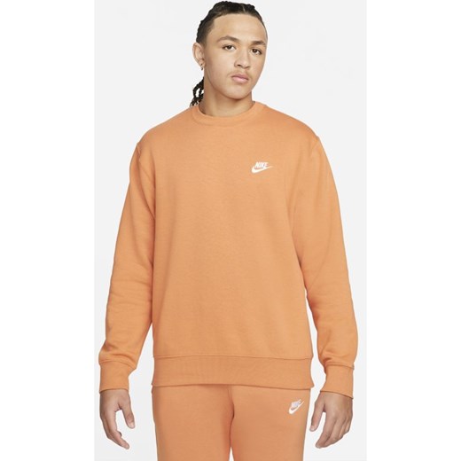 Bluza męska Nike pomarańczowy sportowa 