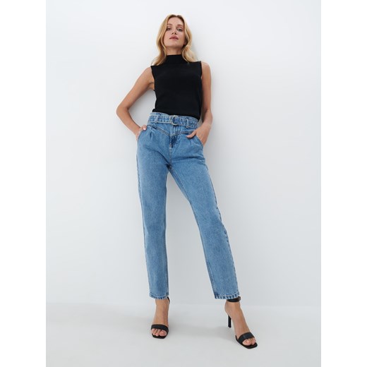 Mohito - Jeansy slim Eco Aware - Niebieski Mohito 32 Mohito