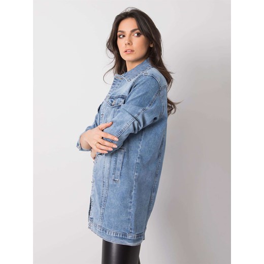 Niebieska kurtka jeansowa damska Sheandher.pl M Sheandher.pl
