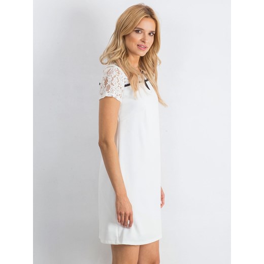 Biała elegancka sukienka mini Sheandher.pl 42 Sheandher.pl
