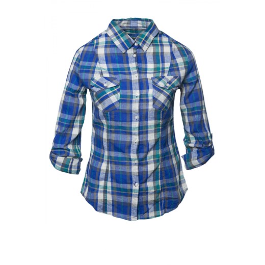 Checkered shirt terranova niebieski t-shirty