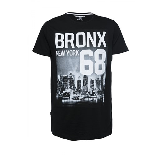 T-shirt with "New York" print terranova czarny nadruki