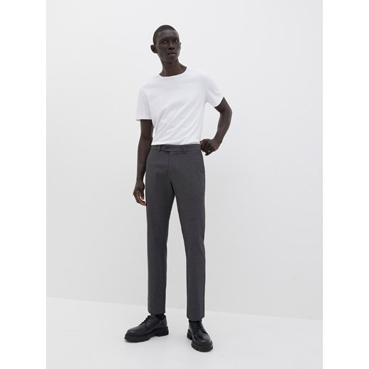 Reserved - Chinosy slim fit - Szary Reserved 34 Reserved