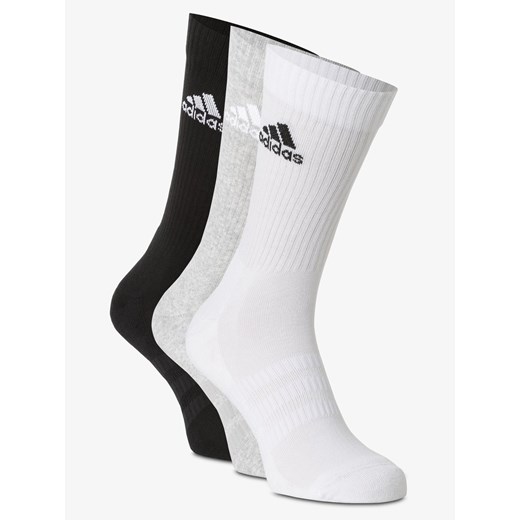 adidas Performance Skarpety pakowane po 3 szt. Mężczyźni drobna dzianina biały XL vangraaf