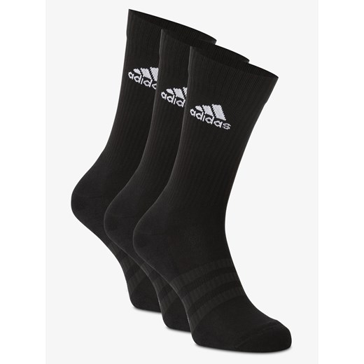 adidas Performance Skarpety pakowane po 3 szt. Mężczyźni drobna dzianina czarny jednolity ze sklepu vangraaf w kategorii Skarpetki męskie - zdjęcie 127594726