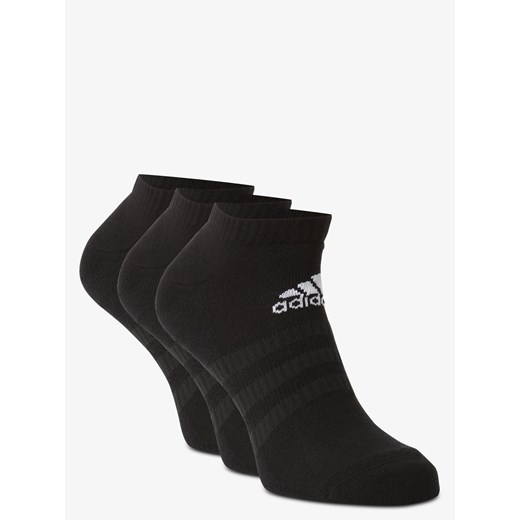 adidas Performance Skarpety pakowane po 3 szt. Mężczyźni drobna dzianina czarny jednolity ze sklepu vangraaf w kategorii Skarpetki męskie - zdjęcie 127594729