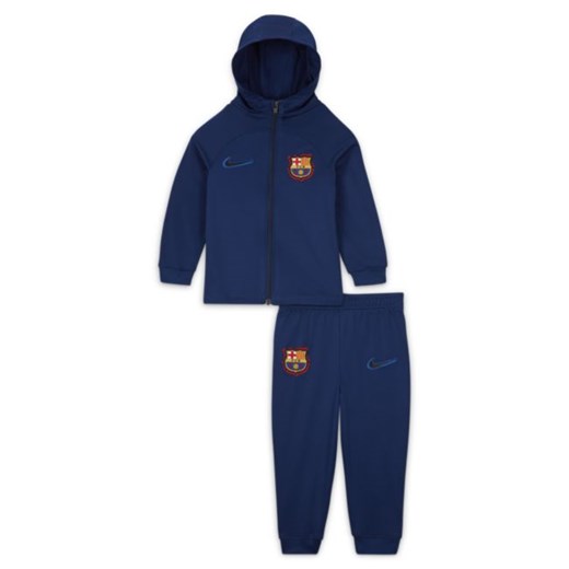 Dzianinowy dres piłkarski dla niemowląt i maluchów Nike Dri-FIT FC Barcelona Nike 18-24M Nike poland