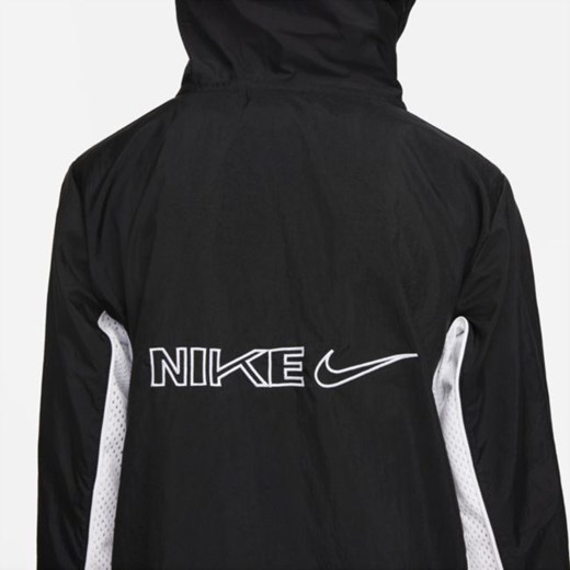 Kurtka do koszykówki dla dużych dzieci (chłopców) Nike Dri-FIT Crossover - Czerń Nike M Nike poland
