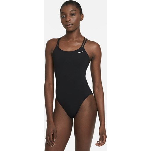 Jednoczęściowy damski kostium kąpielowy z ramiączkami krzyżowanymi na plecach Nike 34 Nike poland