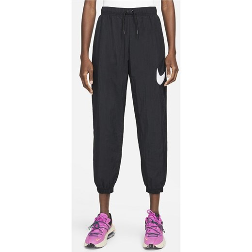 Damskie spodnie ze średnim stanem Nike Sportswear Essential - Czerń Nike XS Nike poland