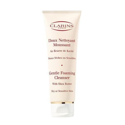 Clarins Gentle Foaming Cleanser Dry Skin 125ml W Żel do mycia twarzy do skóry suchej i wrażliwej perfumy-perfumeria-pl  masła