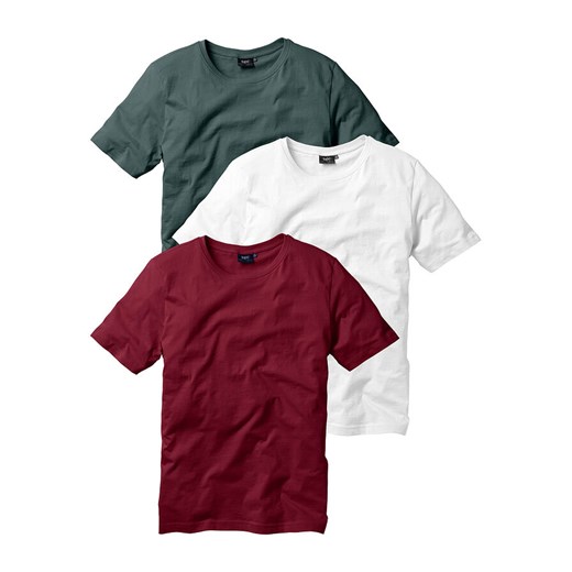 T-shirt (3 szt.) | bonprix 60/62 (XXL) bonprix