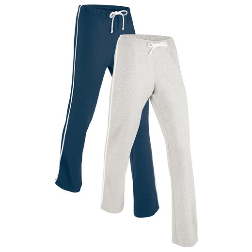 Spodnie shirtowe ze stretchem (2 pary), długie, Level 1 | bonprix 36/38 bonprix