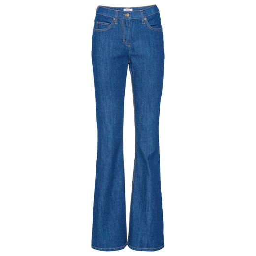 Wygodne dżinsy ze stretchem BOOTCUT | bonprix 52 bonprix