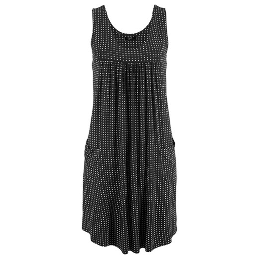 Sukienka z dżerseju z kieszeniami, wzorzysta | bonprix 40/42 bonprix