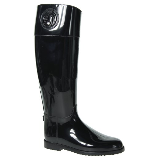 KALOSZE ARMANI JEANS Z5590 RAIN BOOTS BLACK riccardo czarny antypoślizgowe