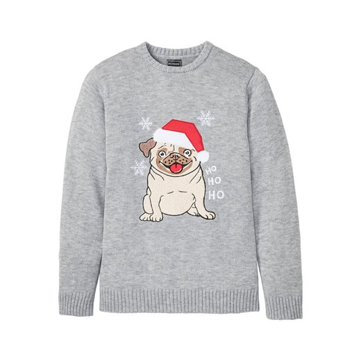 Sweter z bożonarodzeniowym motywem | bonprix 60/62 (XXL) bonprix