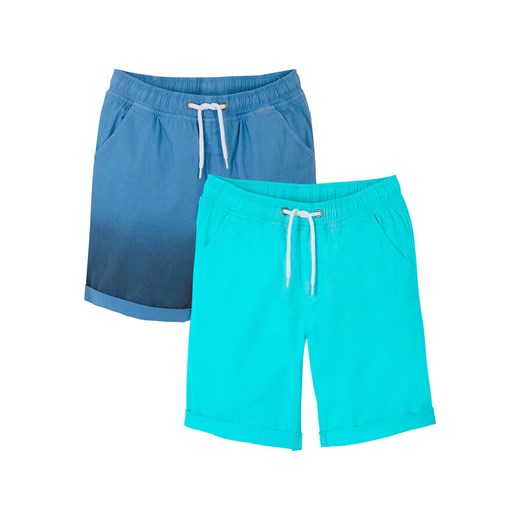 Bermudy chłopięce Regular Fit (2 pary) | bonprix 134 bonprix okazyjna cena