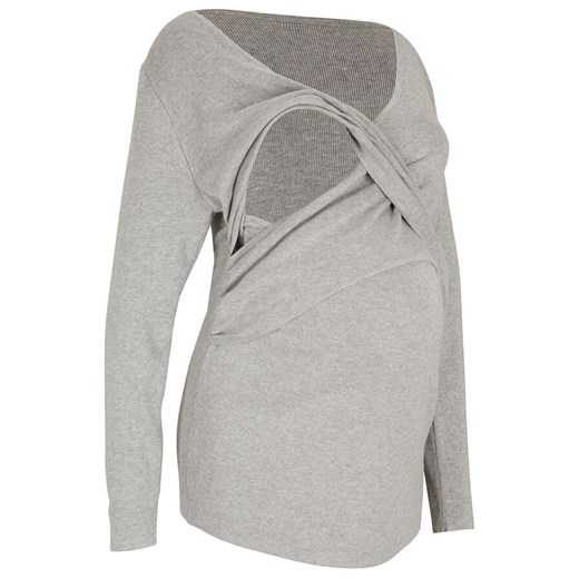 Sweter ciążowy i do karmienia piersią | bonprix 48/50 bonprix