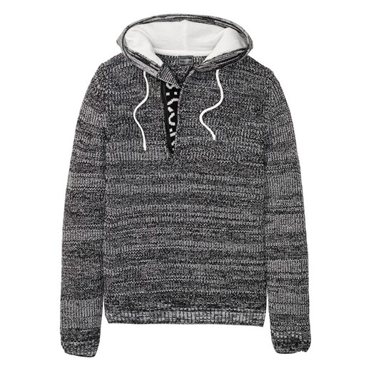 Sweter z kapturem | bonprix 44/46 (S) bonprix okazja