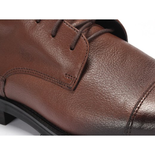 Brązowe trzewiki ENZO Domeno 42 promocyjna cena Domenoshoes