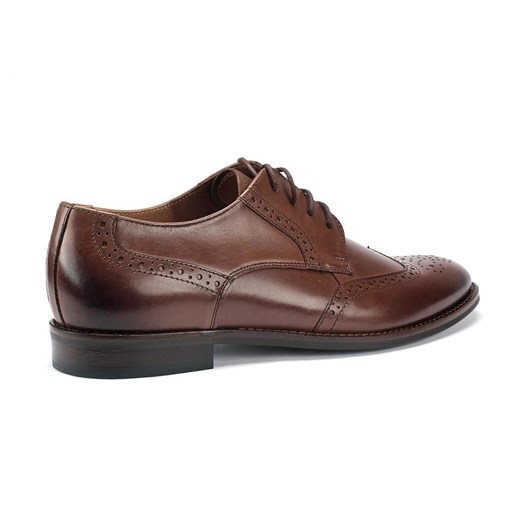 Brązowe brogsy 3723 Domeno 42 okazyjna cena Domenoshoes