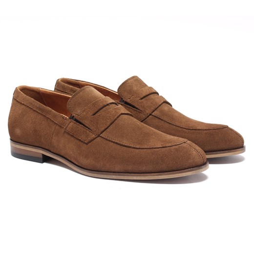 Brązowe mokasyny męskie MAKSYM Domeno 44 Domenoshoes