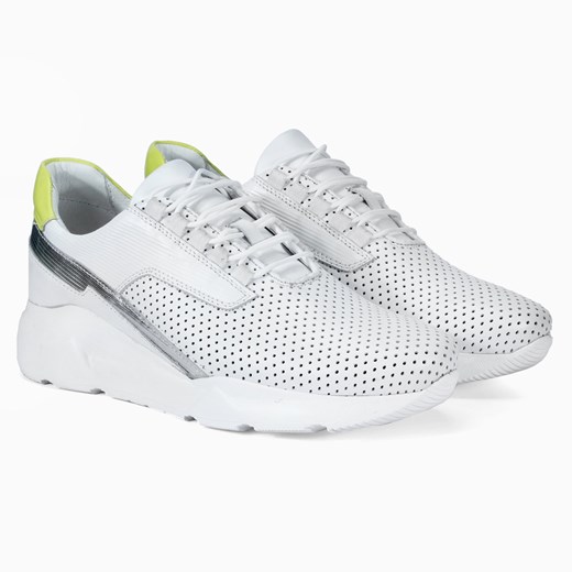 Białe sneakersy ERWIN Domeno 44 promocja Domenoshoes