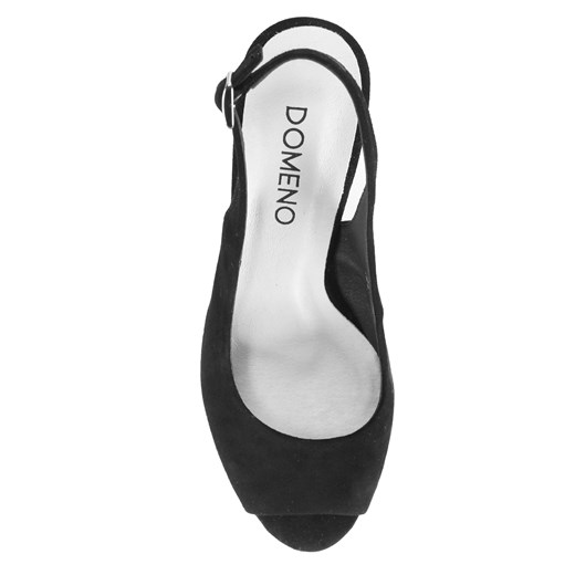 Czarne sandały damskie  STEFANIA Domeno 36 Domenoshoes promocyjna cena