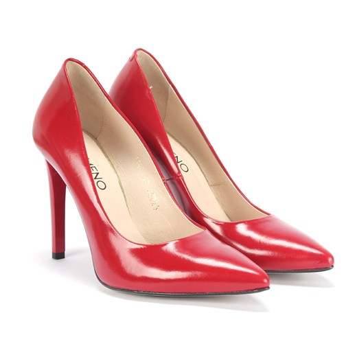Czerwone czółenka ROSALIA Domeno 37 okazja Domenoshoes