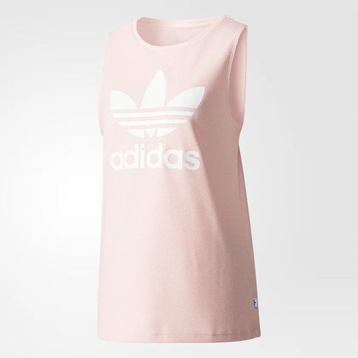 Bluzka damska Adidas na lato z okrągłym dekoltem 