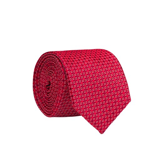 Czerwony krawat ze wzorem 57078 Lavard  Lavard