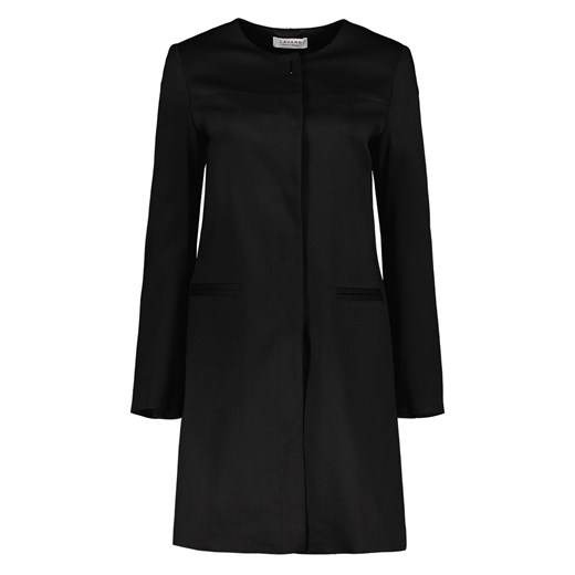 Elegancki czarny płaszcz wiosenny 83757 Lavard 34 promocyjna cena Lavard